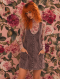 Vintage Wash Denim Overall Dress